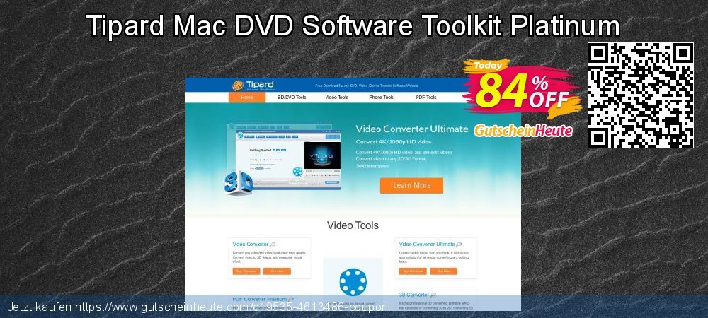 Tipard Mac DVD Software Toolkit Platinum aufregenden Disagio Bildschirmfoto