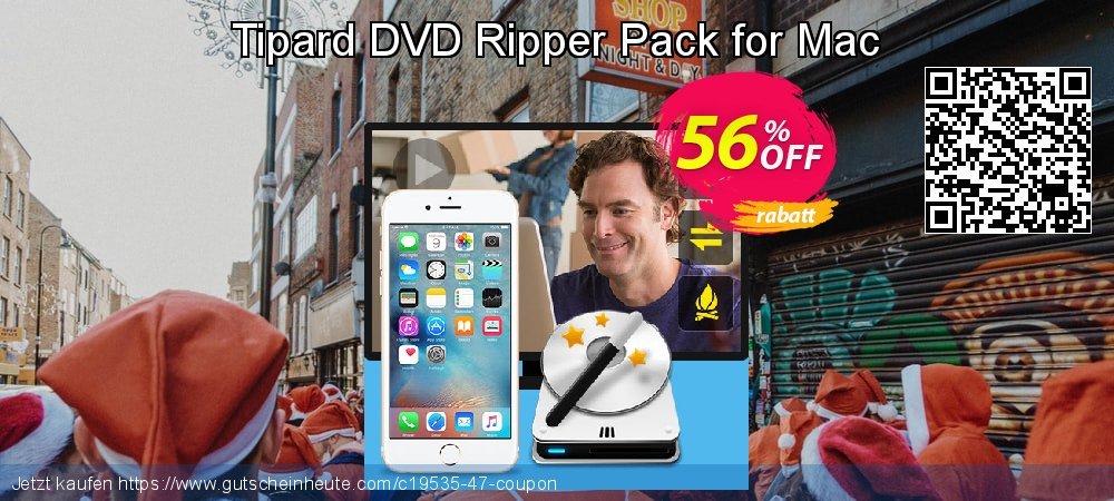 Tipard DVD Ripper Pack for Mac uneingeschränkt Beförderung Bildschirmfoto