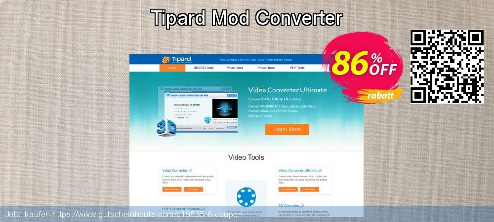Tipard Mod Converter erstaunlich Beförderung Bildschirmfoto