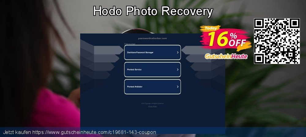 Hodo Photo Recovery uneingeschränkt Preisnachlass Bildschirmfoto