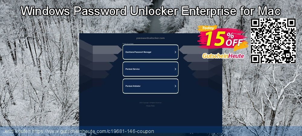 Windows Password Unlocker Enterprise for Mac besten Sale Aktionen Bildschirmfoto