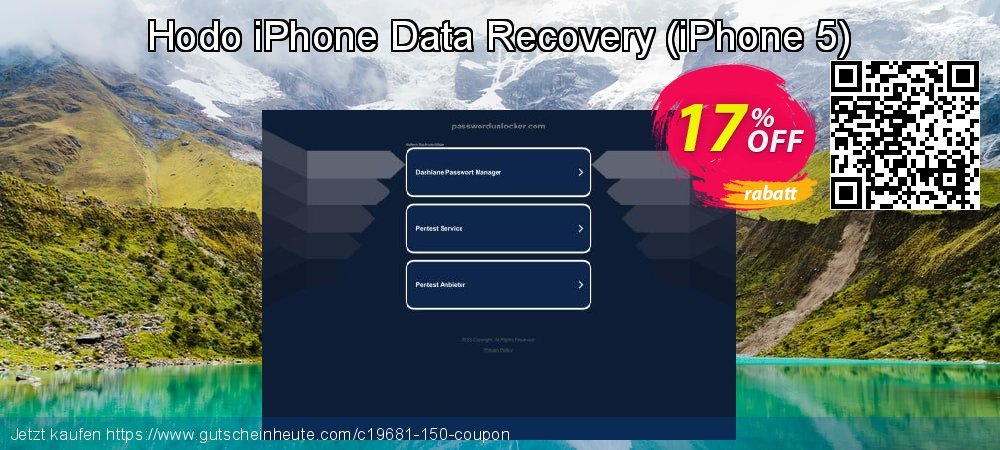 Hodo iPhone Data Recovery - iPhone 5  fantastisch Angebote Bildschirmfoto