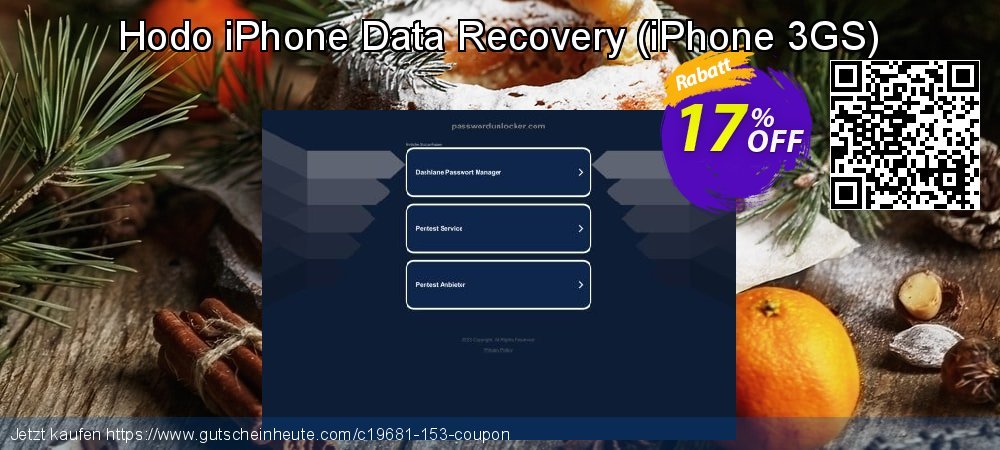 Hodo iPhone Data Recovery - iPhone 3GS  atemberaubend Diskont Bildschirmfoto