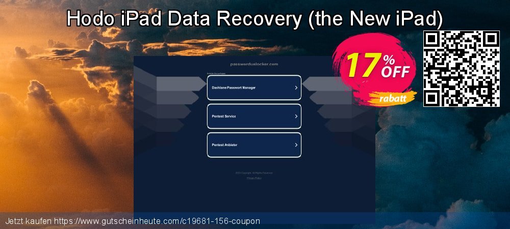 Hodo iPad Data Recovery - the New iPad  verblüffend Verkaufsförderung Bildschirmfoto