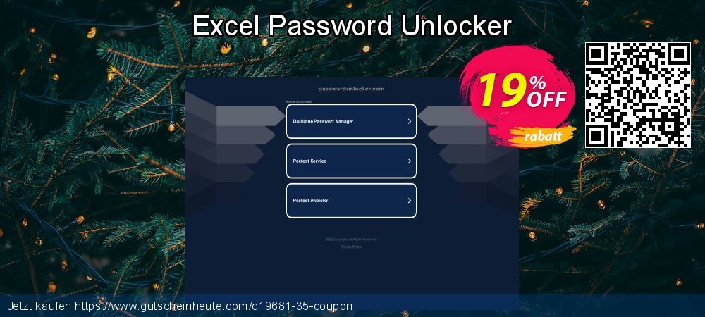 Excel Password Unlocker beeindruckend Preisnachlässe Bildschirmfoto