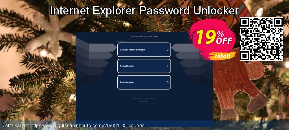 Internet Explorer Password Unlocker großartig Ermäßigungen Bildschirmfoto