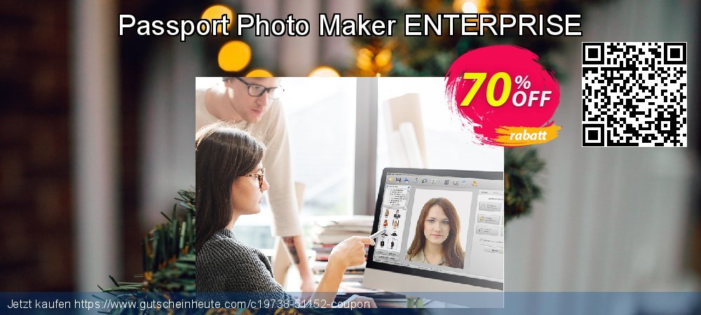 Passport Photo Maker ENTERPRISE erstaunlich Außendienst-Promotions Bildschirmfoto