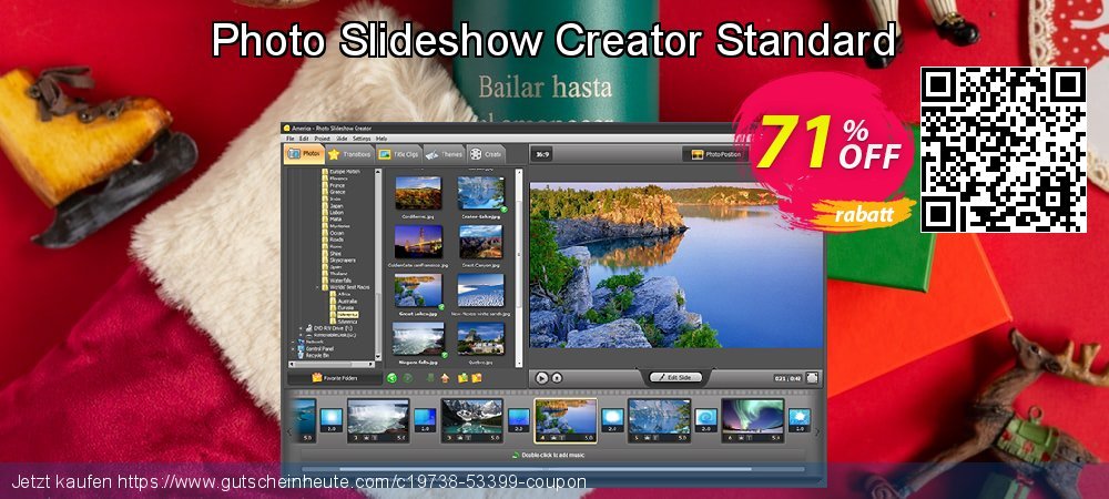 Photo Slideshow Creator Standard beeindruckend Förderung Bildschirmfoto