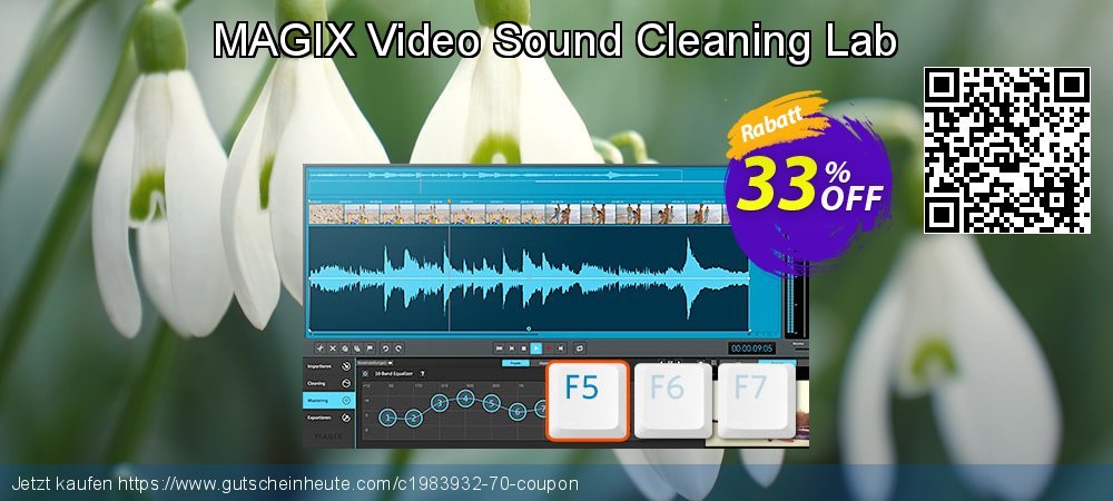 MAGIX Video Sound Cleaning Lab großartig Preisreduzierung Bildschirmfoto