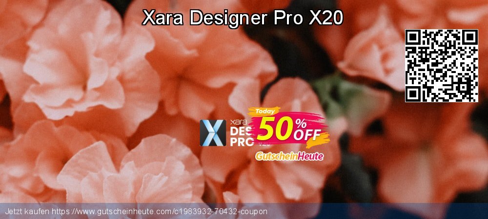 Xara Designer Pro X20 überraschend Außendienst-Promotions Bildschirmfoto