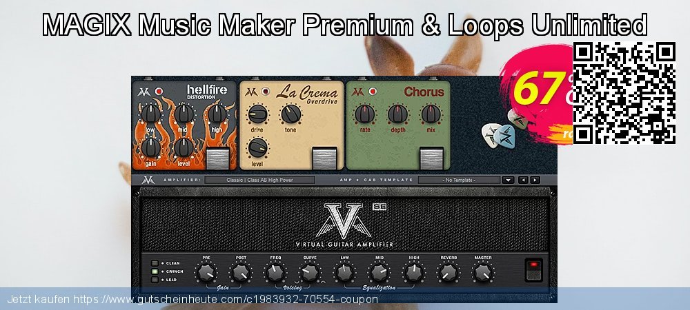 MAGIX Music Maker Premium & Loops Unlimited wundervoll Beförderung Bildschirmfoto