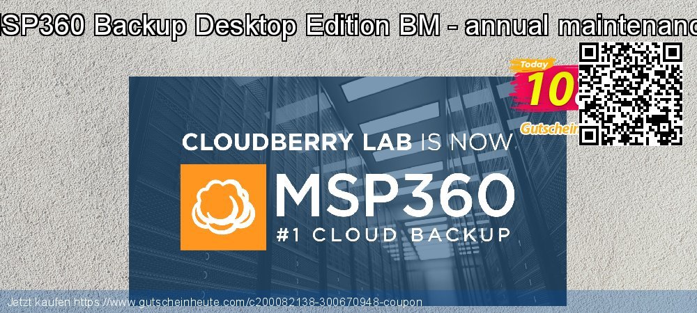 MSP360 Backup Desktop Edition BM - annual maintenance verblüffend Diskont Bildschirmfoto