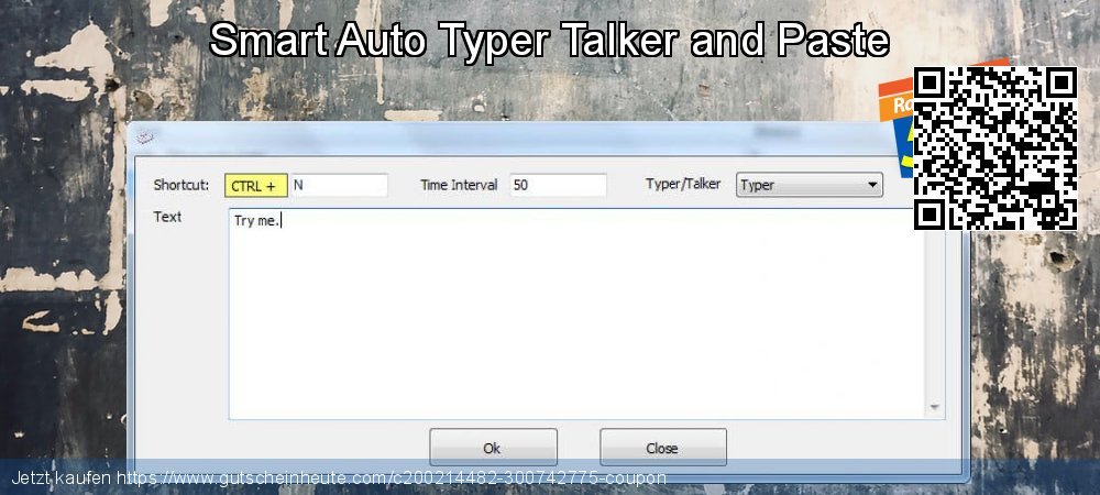 Smart Auto Typer Talker and Paste besten Promotionsangebot Bildschirmfoto