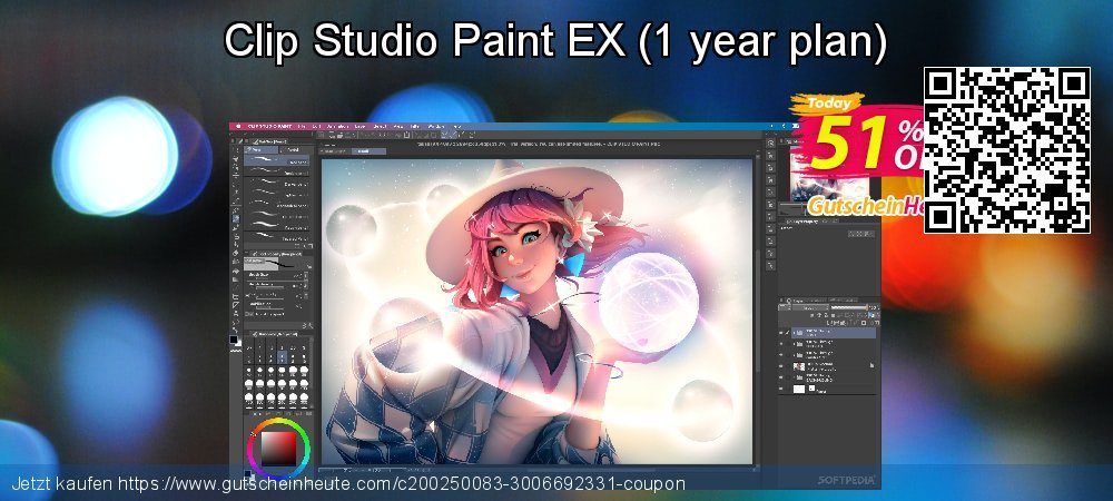 Clip Studio Paint EX - 1 year plan  ausschließlich Ermäßigung Bildschirmfoto