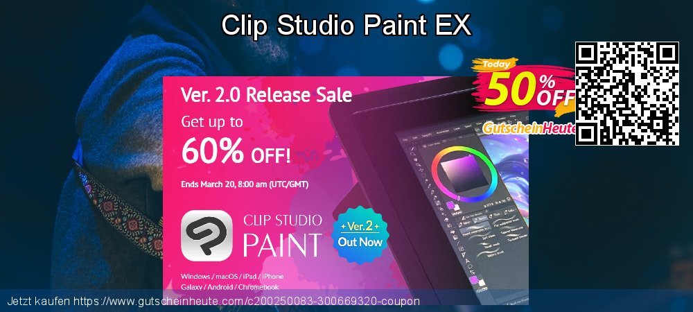 Clip Studio Paint EX fantastisch Disagio Bildschirmfoto