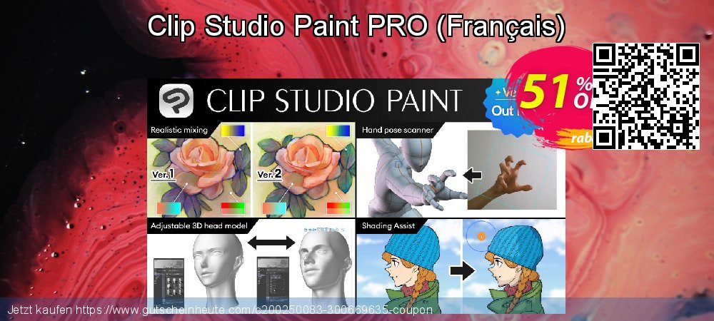 Clip Studio Paint PRO - Français  wunderschön Rabatt Bildschirmfoto