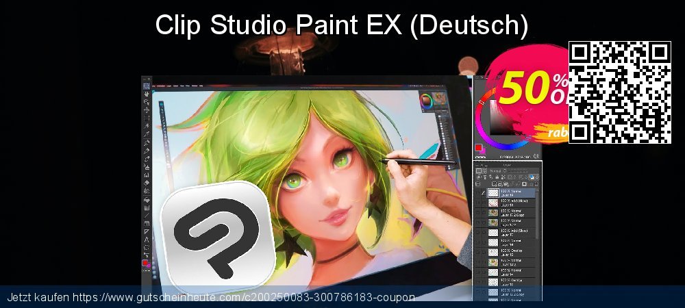 Clip Studio Paint EX - Deutsch  uneingeschränkt Preisnachlass Bildschirmfoto