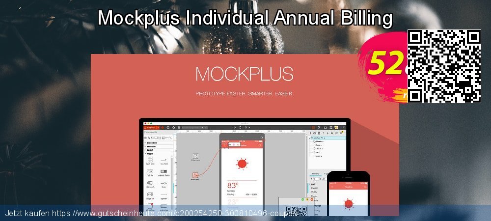 Mockplus Individual Annual Billing uneingeschränkt Preisnachlass Bildschirmfoto