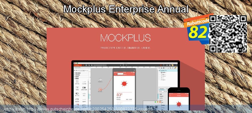 Mockplus Enterprise Annual uneingeschränkt Promotionsangebot Bildschirmfoto