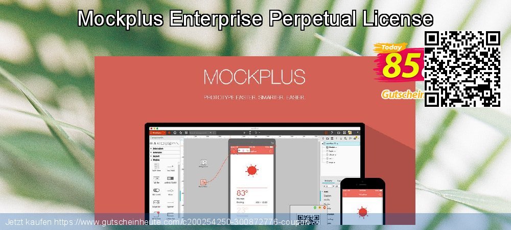 Mockplus Enterprise Perpetual License ausschließlich Nachlass Bildschirmfoto