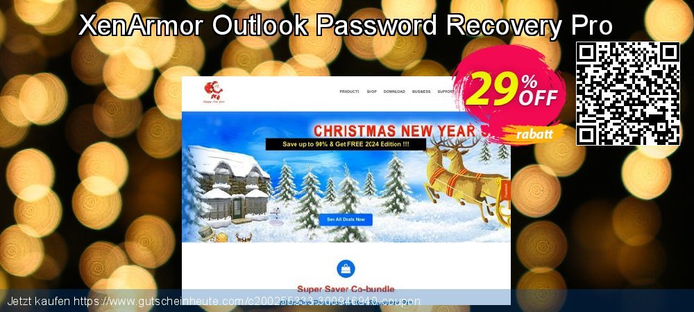 XenArmor Outlook Password Recovery Pro wundervoll Sale Aktionen Bildschirmfoto