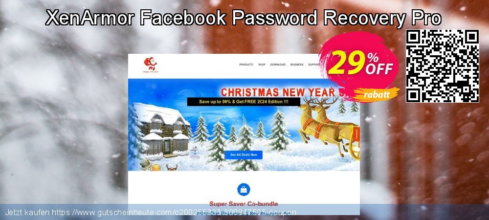 XenArmor Facebook Password Recovery Pro faszinierende Angebote Bildschirmfoto