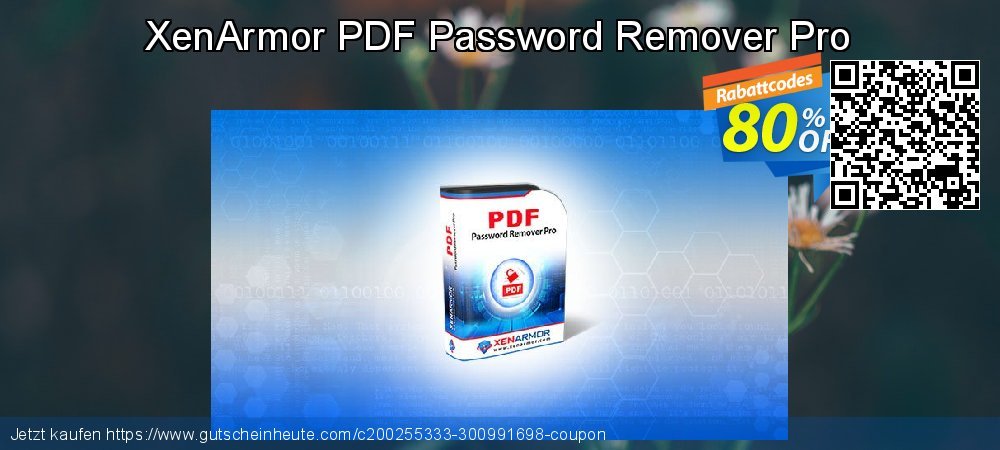 XenArmor PDF Password Remover Pro großartig Preisnachlass Bildschirmfoto