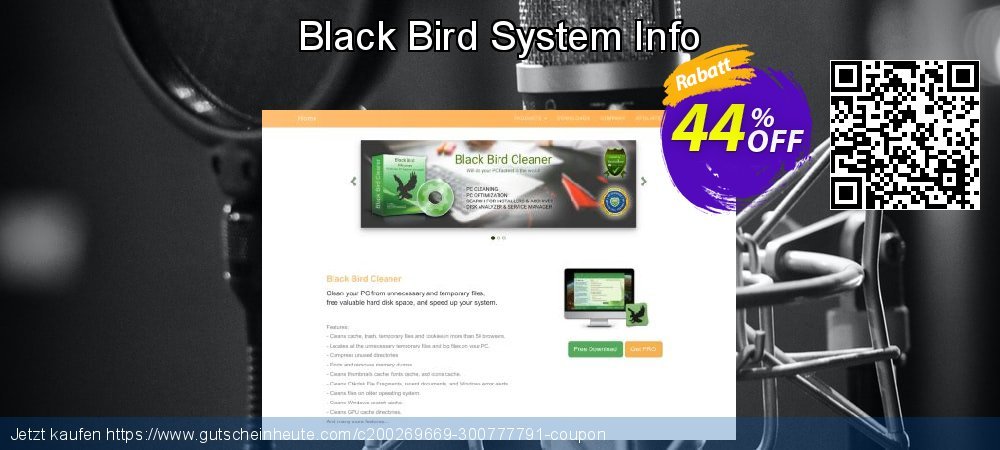 Black Bird System Info unglaublich Sale Aktionen Bildschirmfoto