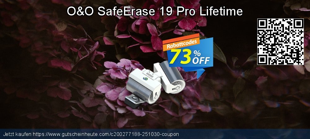 O&O SafeErase 19 Pro Lifetime exklusiv Nachlass Bildschirmfoto