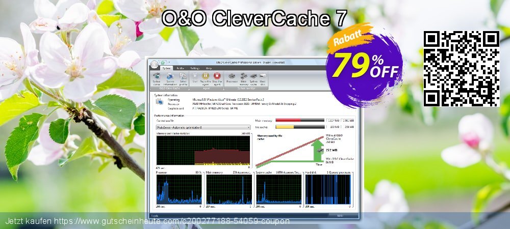 O&O CleverCache 7 wundervoll Ausverkauf Bildschirmfoto