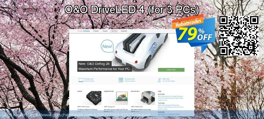 O&O DriveLED 4 - for 3 PCs  aufregende Diskont Bildschirmfoto