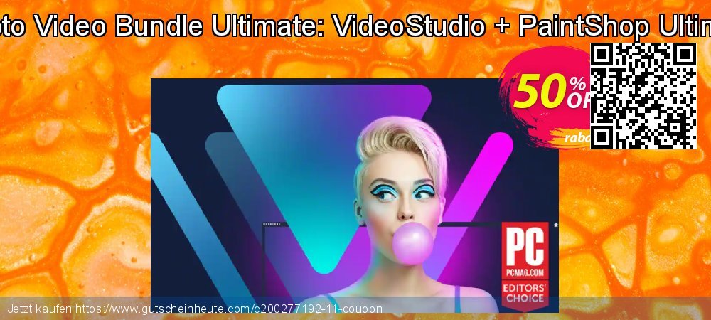 Corel Photo Video Bundle Ultimate: VideoStudio + PaintShop Ultimate 2023 umwerfenden Ermäßigung Bildschirmfoto