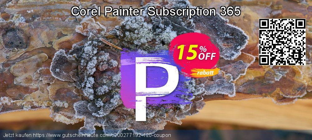 Corel Painter Subscription 365 genial Verkaufsförderung Bildschirmfoto
