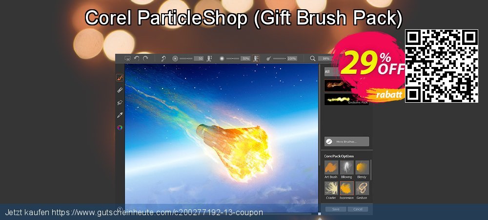 Corel ParticleShop - Gift Brush Pack  aufregende Verkaufsförderung Bildschirmfoto