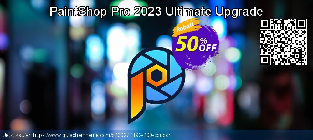 PaintShop Pro 2023 Ultimate Upgrade wundervoll Promotionsangebot Bildschirmfoto