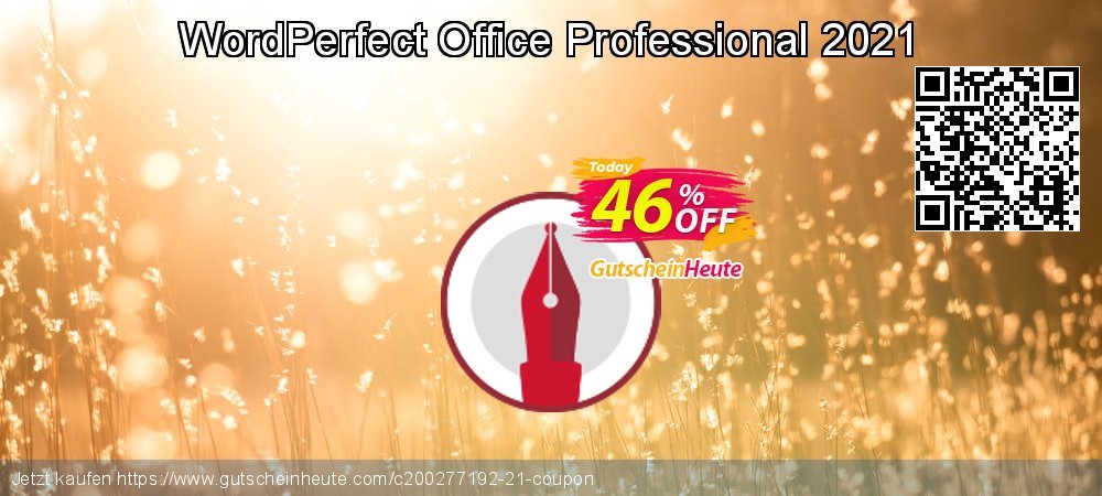 WordPerfect Office Professional 2021 besten Rabatt Bildschirmfoto