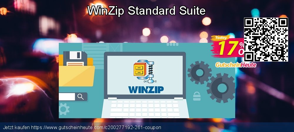 WinZip Standard Suite verblüffend Förderung Bildschirmfoto