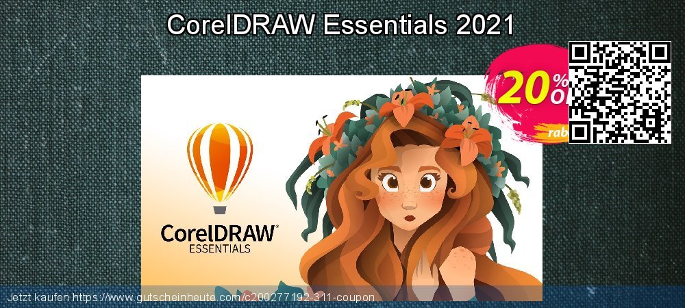 CorelDRAW Essentials 2021 ausschließlich Preisnachlass Bildschirmfoto
