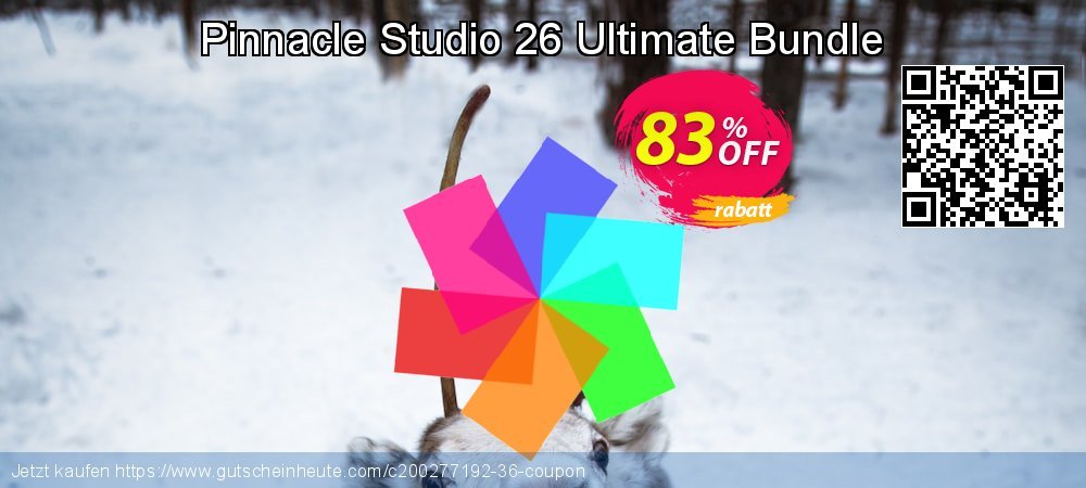 Pinnacle Studio 26 Ultimate Bundle toll Beförderung Bildschirmfoto