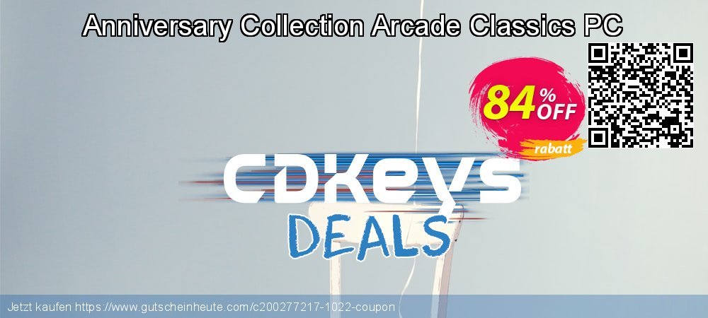 Anniversary Collection Arcade Classics PC wunderbar Verkaufsförderung Bildschirmfoto