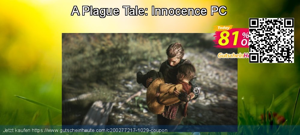 A Plague Tale: Innocence PC formidable Sale Aktionen Bildschirmfoto