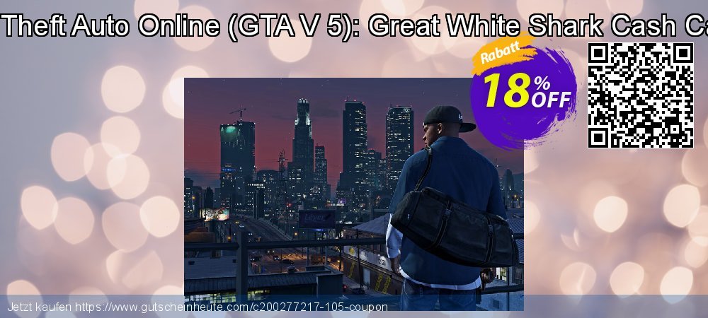 Grand Theft Auto Online - GTA V 5 : Great White Shark Cash Card PC aufregende Promotionsangebot Bildschirmfoto