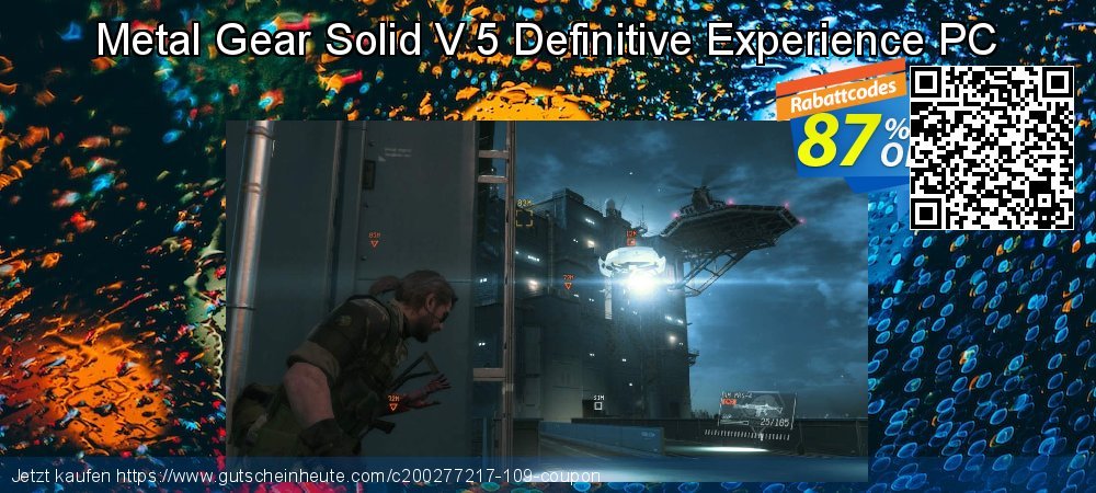 Metal Gear Solid V 5 Definitive Experience PC exklusiv Disagio Bildschirmfoto