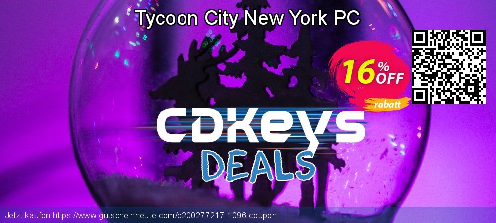 Tycoon City New York PC faszinierende Beförderung Bildschirmfoto