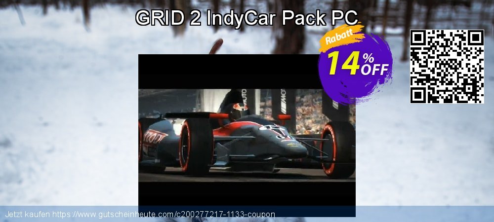 GRID 2 IndyCar Pack PC genial Ermäßigungen Bildschirmfoto