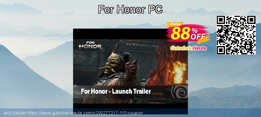 For Honor PC erstaunlich Förderung Bildschirmfoto