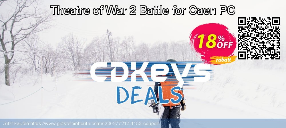 Theatre of War 2 Battle for Caen PC formidable Promotionsangebot Bildschirmfoto