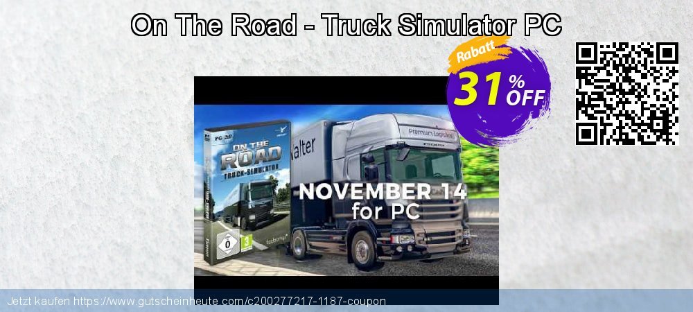 On The Road - Truck Simulator PC Exzellent Promotionsangebot Bildschirmfoto