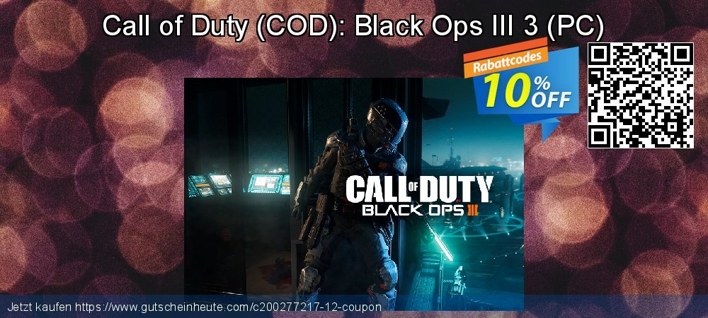 Call of Duty - COD : Black Ops III 3 - PC  wundervoll Verkaufsförderung Bildschirmfoto