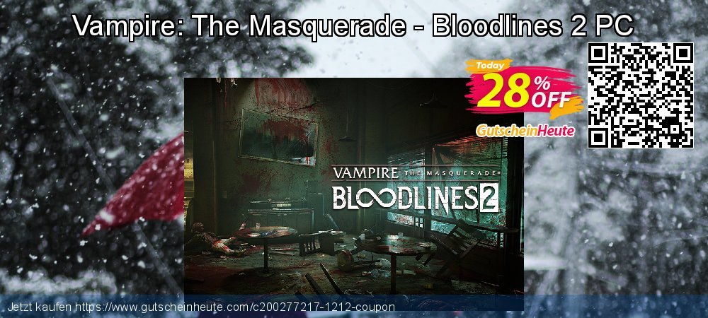 Vampire: The Masquerade - Bloodlines 2 PC verblüffend Preisreduzierung Bildschirmfoto